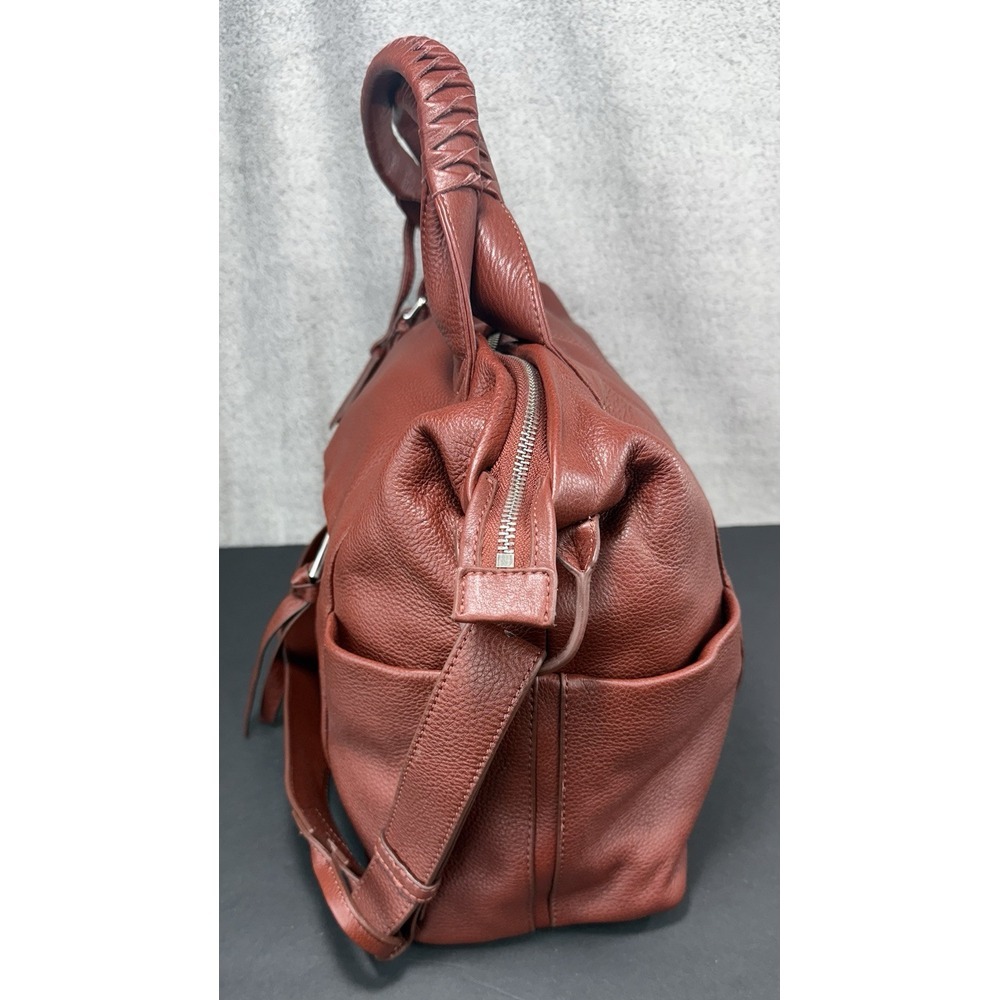 Aimee Kestenberg Suzie Large Convertible Satchel Leather Handbag Purse Bag - Picture 7 of 16